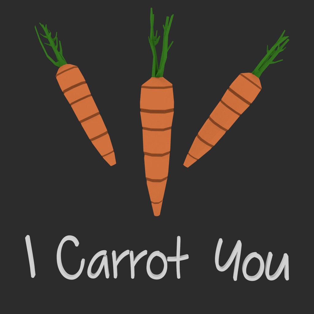 Carrot Lowpoly preview image 1